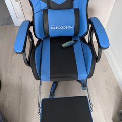 Gaming Chair RGB Lights & Massage Function