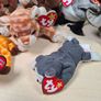 Vintage beanie babies soft toy bundle x 13  plush plushies 1990's  bear cat horse sheep giraffe elephant goose Image 4