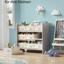 Kids storage unit bedroom  nursery with 9 non-woven storage boxes Image 2