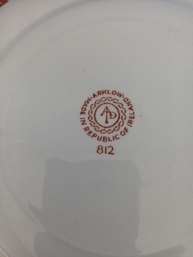 Set of 6  ARKLOW  812 Plates