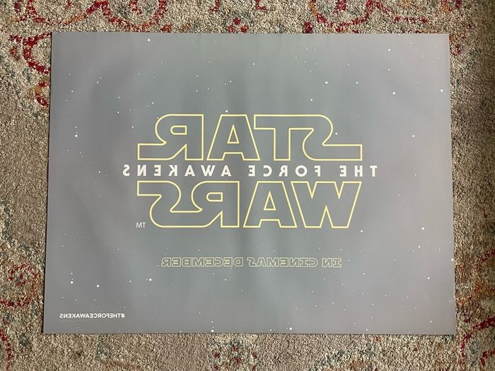 Star Wars - The Force Awakens - Quad Cinema Poster