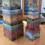 Fabulous Set of Seven Graduated Stackable Nesting Storage Boxes by Quality Manufacturer Bob's Boxes/Lang Paper Co. with "Fancy Fruits" Artwork by Kimberly Poloson Image 4