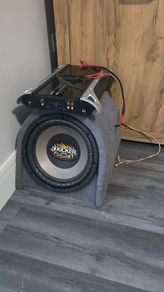 Kicker 12 inch subwoofer 400W RMS+4 channel Amplifier