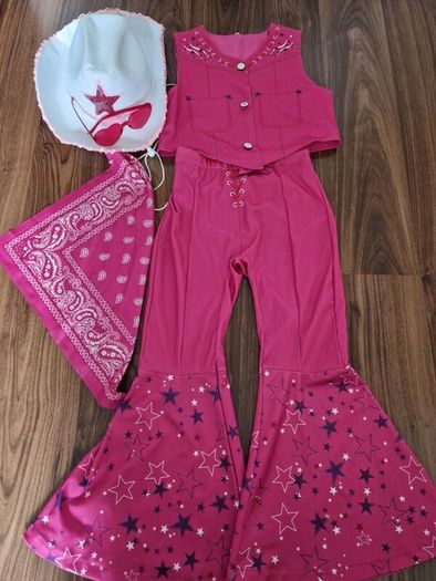 Barbie Cowgirl fancy dress costume size 150 approx 8-9yrs