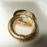 Vintage Hallmarked 9ct Gold Hoops Image 2