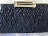 Navy Blue Party Debs Prom Wedding Evening Clutch Purse Bag Handbag