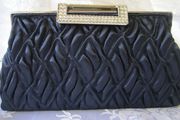 Navy Blue Party Debs Prom Wedding Evening Clutch Purse Bag Handbag