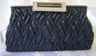 Navy Blue Party Debs Prom Wedding Evening Clutch Purse Bag Handbag