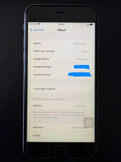 iPhone 6s 128GB Silver - SIM Unlocked - Fully Functional