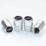 Tyre Valve Caps Suitable for Mercedes Benz AMG GT GLC GLE G C-Class S-Class E-Class GLA Corrosion Resistant Premium Leak-Proof Valve Stem Cover Dust Caps for Car Tyres,Car Accessories, Silver(4 Pcs) Image 2
