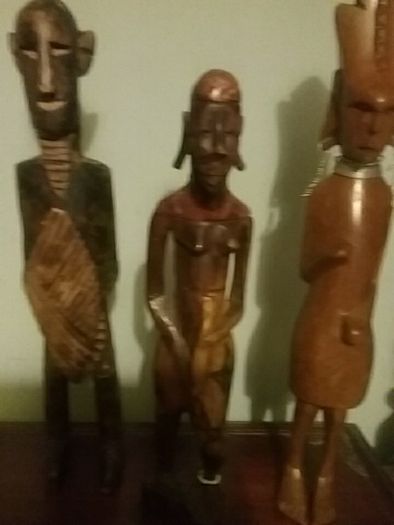 Carved Tribal Art Figurines