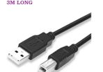 USB 2.0 Printer Cable A To B High 3 METER