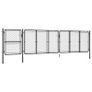 Garden Gate Steel 125x495 cm Anthracite Image 2