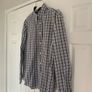 M&S Collection Mens Black & Grey Check Long Sleeve Shirt Image 2