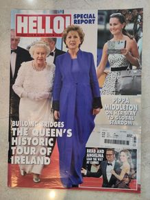 Queen's visit issue Hello magazine