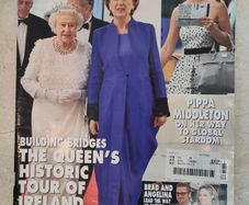 Queen's visit issue Hello magazine