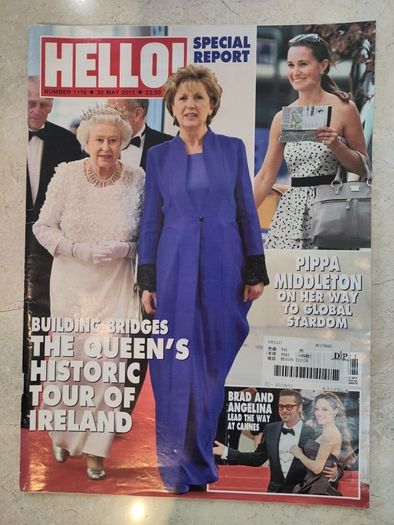 Queen's visit issue Hello magazine