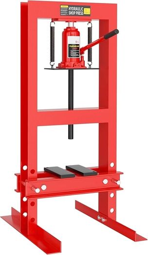 6T Industrial Hydraulic Workshop Frame Warehouse Press Garage Bench Press