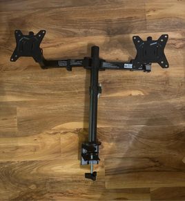 2 monitor Arm setup