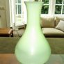 Large Uranium glass vaseline lampshade Image 3