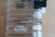 Empty perfume phials