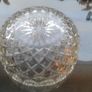 Vintage 60's/70's Large Diamond Crystal Dessert/Cut Salad/Vegetable Serving Bowl Image 5