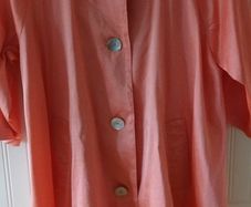 !00% Silk Tangerine Coat by Julia Lane