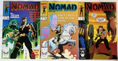 Nomad #'s 1-3  of This 4 Part Limited Series (1990-1991)