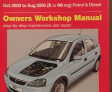 Opel Corsa 00-06 petrol/diesel workshop manual/Haynes/Vauxhall