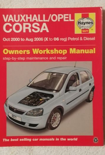 Opel Corsa 00-06 petrol/diesel workshop manual/Haynes/Vauxhall