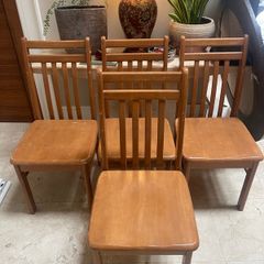 4 x Sturdy Kitchen Dining Chairs - Can Deliver