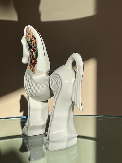 Vintage 1980's Cre Irish Porcelain Celtic Horse, Joe McCaul