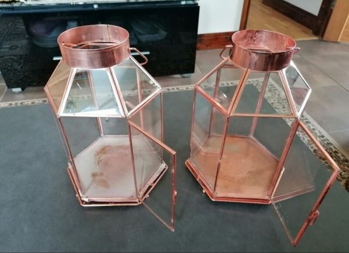 2 Lantern Candle Holders