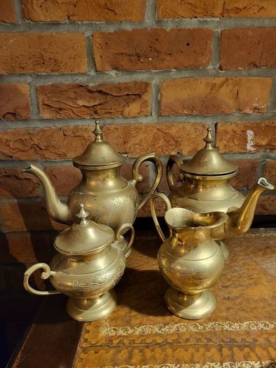 Brass Tea and Coffee set