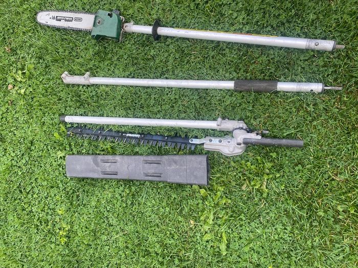 43cc  petrol multitool - strimmer, pole saw and hedge cutter