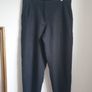 Carolyn Donelly Black Linen Trousers Size Uk 16 Image 3