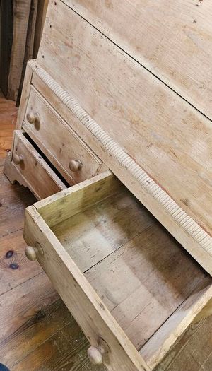 Antique Irish Pine Dowry Chest - Vernacular Irish Pine Furniture - Antique Irish Blanket Chest - Antique Irish Country Furniture
