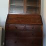 Antique writing bureau bookcase Image 4