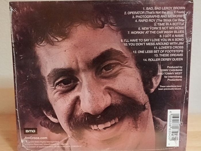 Jim Croce Photographs and Memories His Greatest Hits CD Album