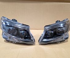 Full LED Facelift Headlights Headlamp Pair For Vito V Class W447 From 15-24 HALO