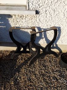 Iron table legs