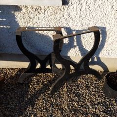 Iron table legs