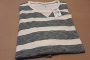 F&amp;F Men's Cream and Green Striped Shirt in Size XXL (Brand New &amp; Tagged)