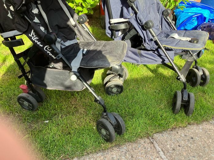 3 stages car seat / sliver cross buggy's