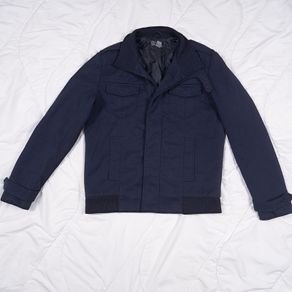 H&M Dark Navy Blue Utility Field Jacket Mens Size M (50EU)