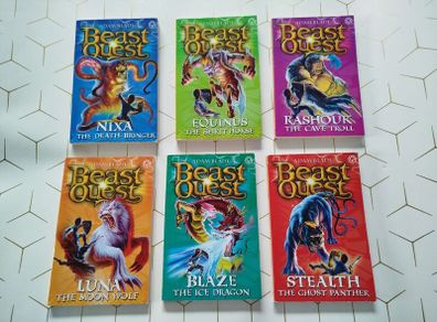 Beast Quest by Adam Blade book 19 to 24 - Series 4: The Amulet of Avantia