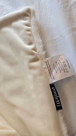 Paoletti stanza throw cream