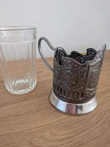 Trans-Siberian Railway Podstakannik Tea Glass