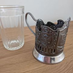 Trans-Siberian Railway Podstakannik Tea Glass