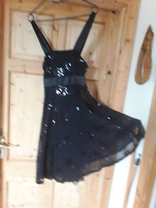 ladies black dress